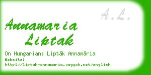 annamaria liptak business card