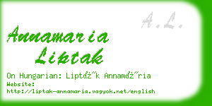 annamaria liptak business card